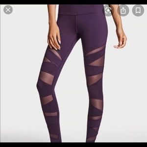Victoria’s Secret purple mesh leggings small